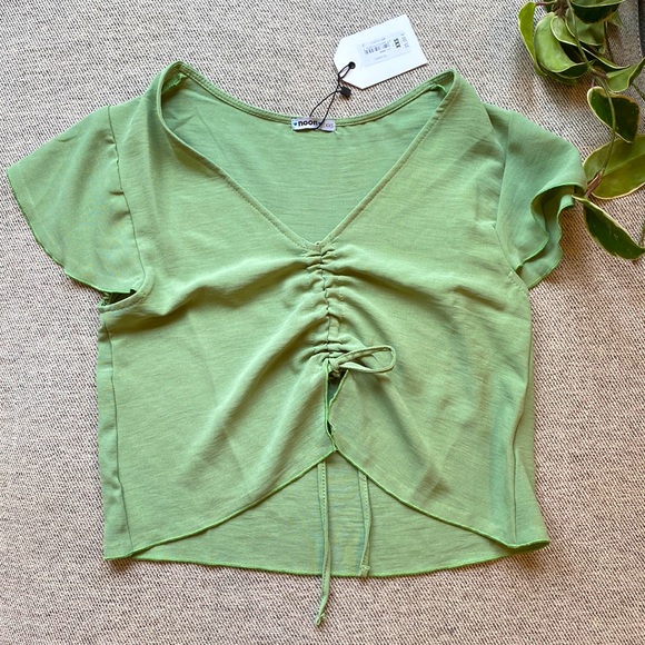 Green Noon “Andrea” top XXS/XS with tags - Picture 1 of 1
